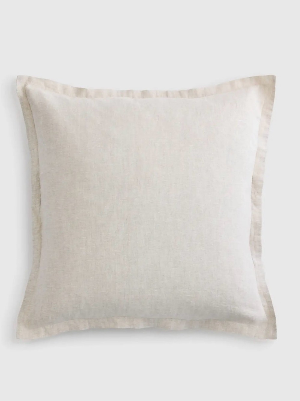 Quince European Linen Euro Sham in Dune
